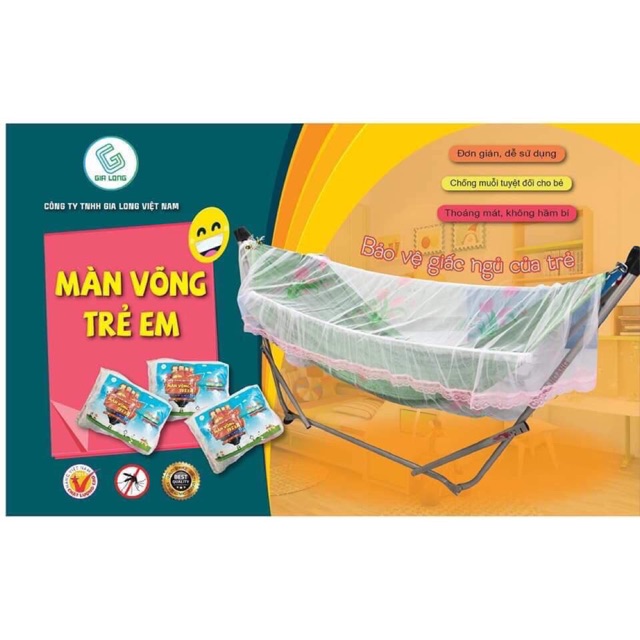 MÀN MẮC VÕNG TRẺ EM AN TOÀN CHỐNG MUỖI