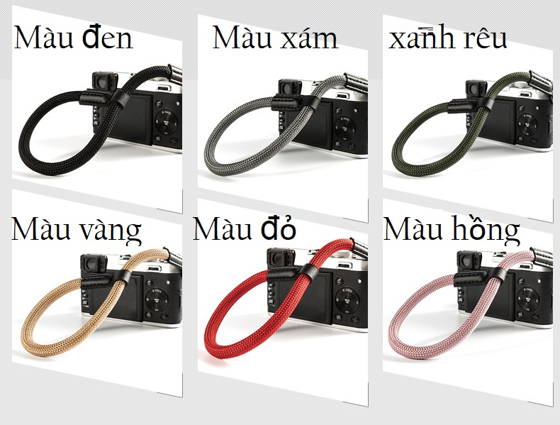 Dây cổ tay shetu cho máy ảnh.
