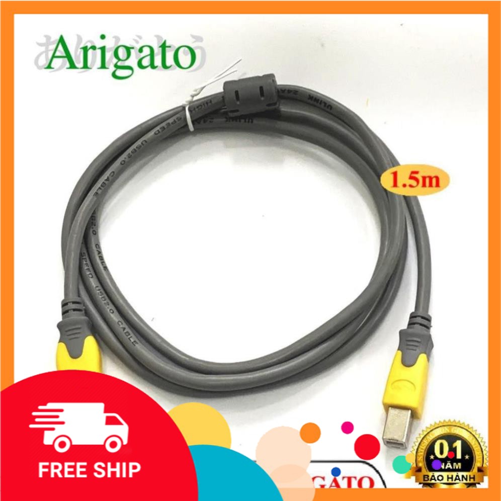 DÂY MÁY IN 1.5M XÁM ARIGATO ARIGATO Đảm Bảo Chất Lượng.DMIX