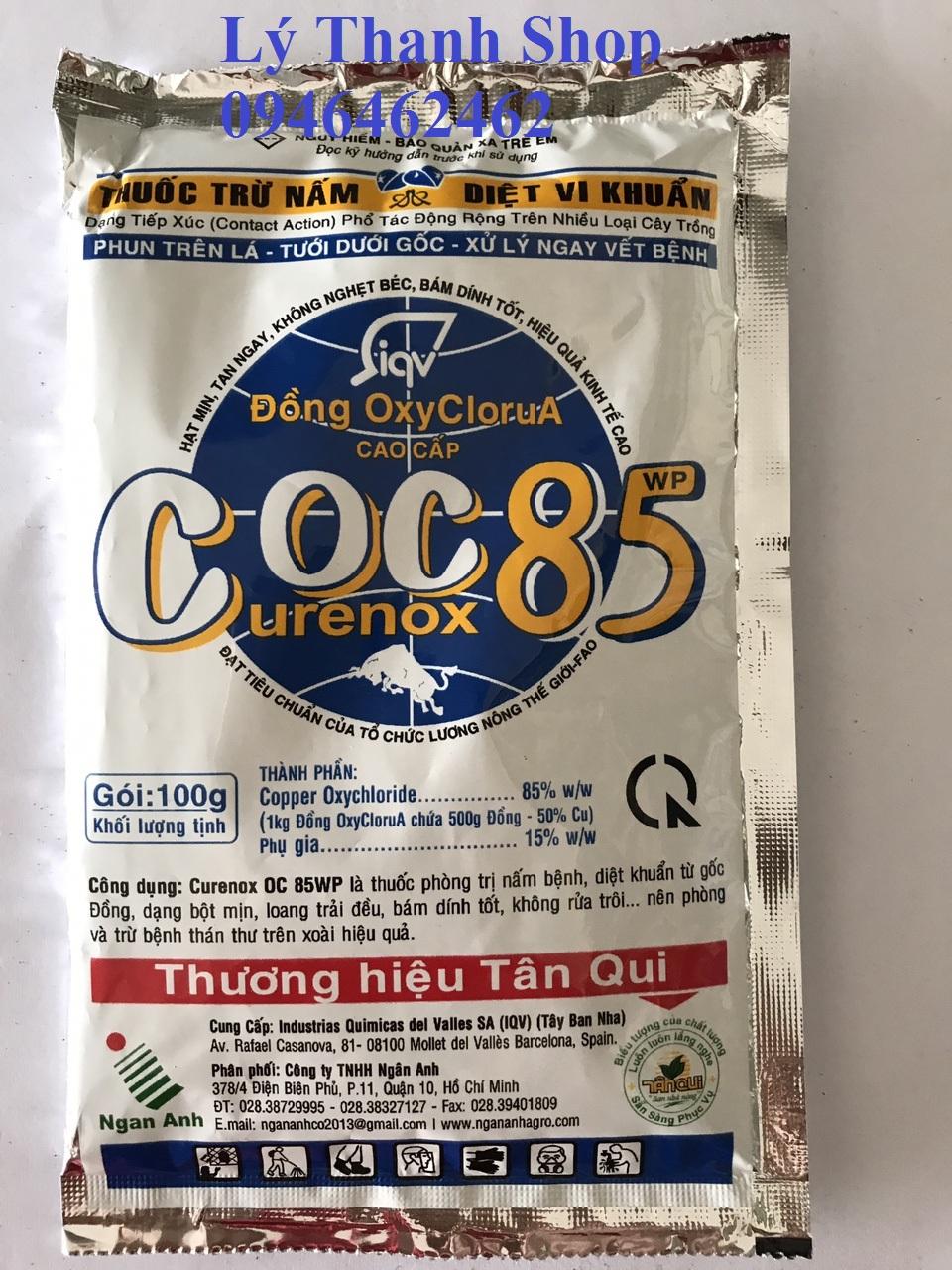 Thuốc Trừ nấm Bệnh- Diệt Vi Khuẩn COC85 100G