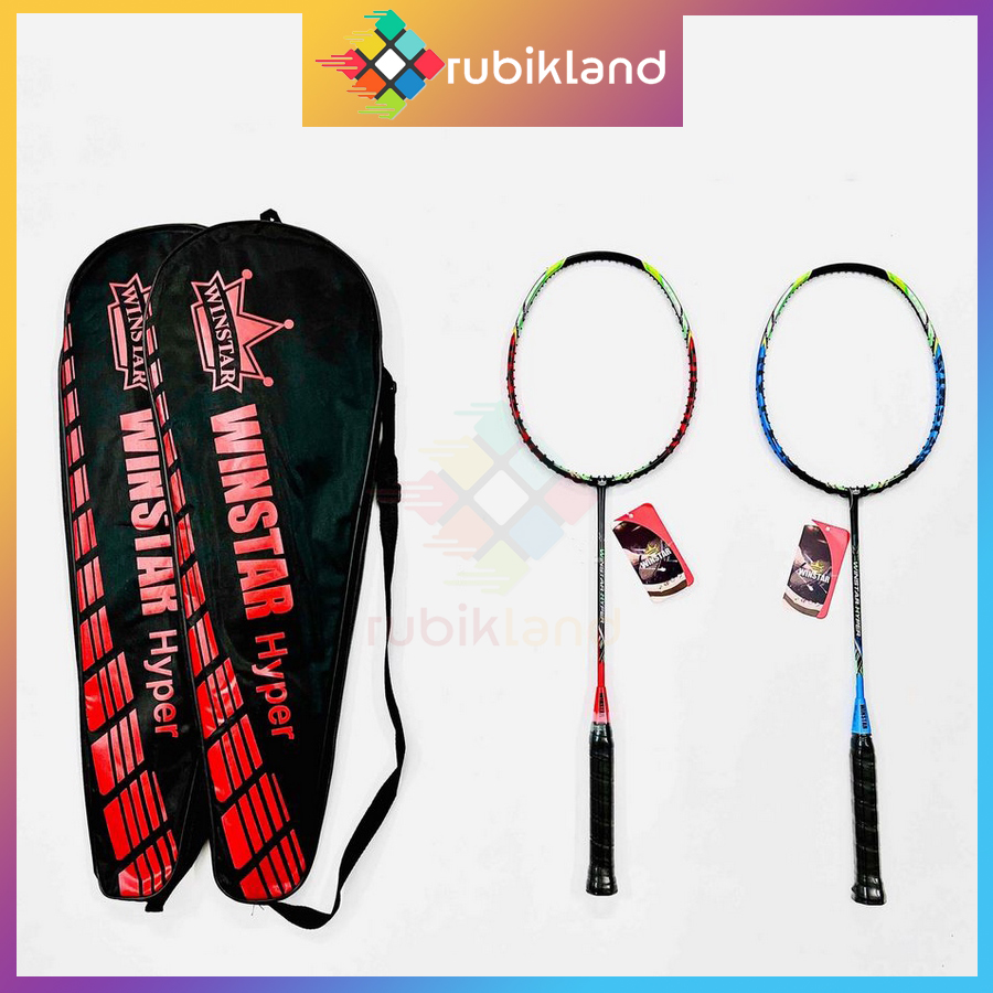 Vợt cầu lông winstar hyper chính hãng 100% carbon căng 10.5kg phụ kiện thể thao học sinh đồ chơi