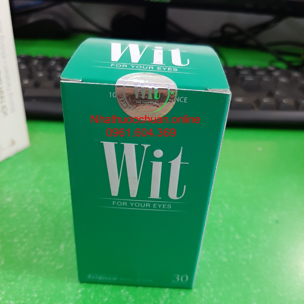 Wit tăng cường thị lực, giảm mỏi mắt, mờ mắt ( hộp 30 viên)