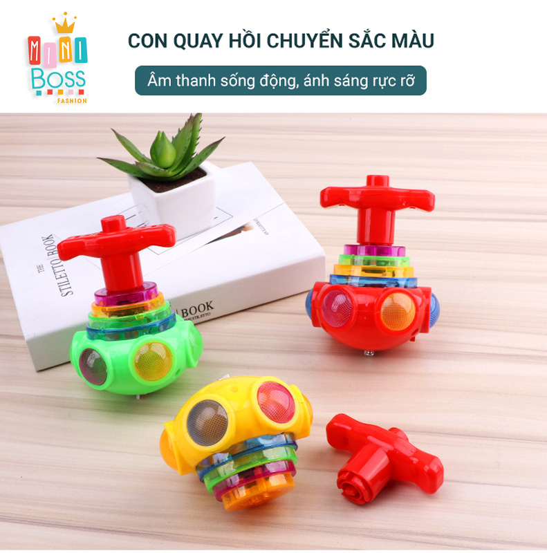 Đồ chơi bánh đà mini cho bé MiniBoss | Thú chạy cót dễ thương cho bé