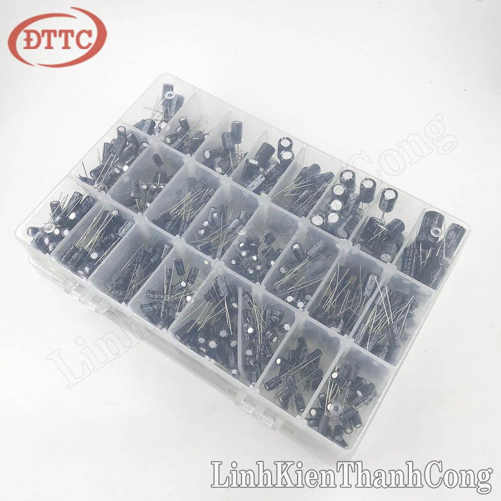Combo 24 loại tụ hóa 0.1uf - 1000uf