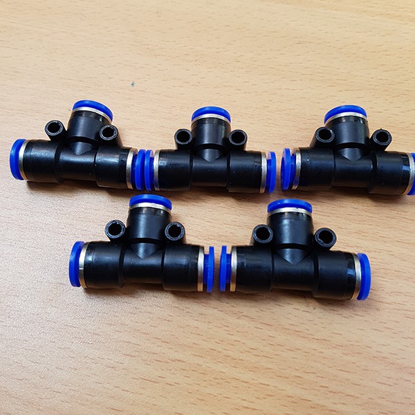 Combo 10 tê nối nhanh ống 8mm