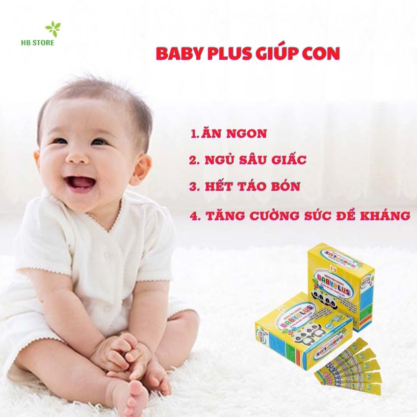 BABYPLUS - 100% HẾT BIẾNG ĂN, HẾT TÁO BÓN, TĂNG CÂN TỰ NHIÊN, TĂNG ĐỀ KHÁNG, HẾT ỐM VẶT