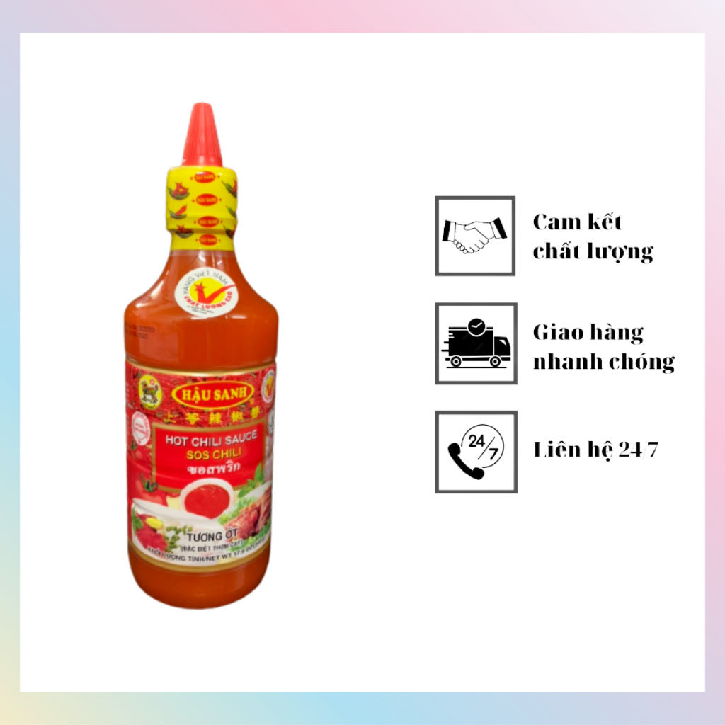 Tương ớt hậu sanh 500ml
