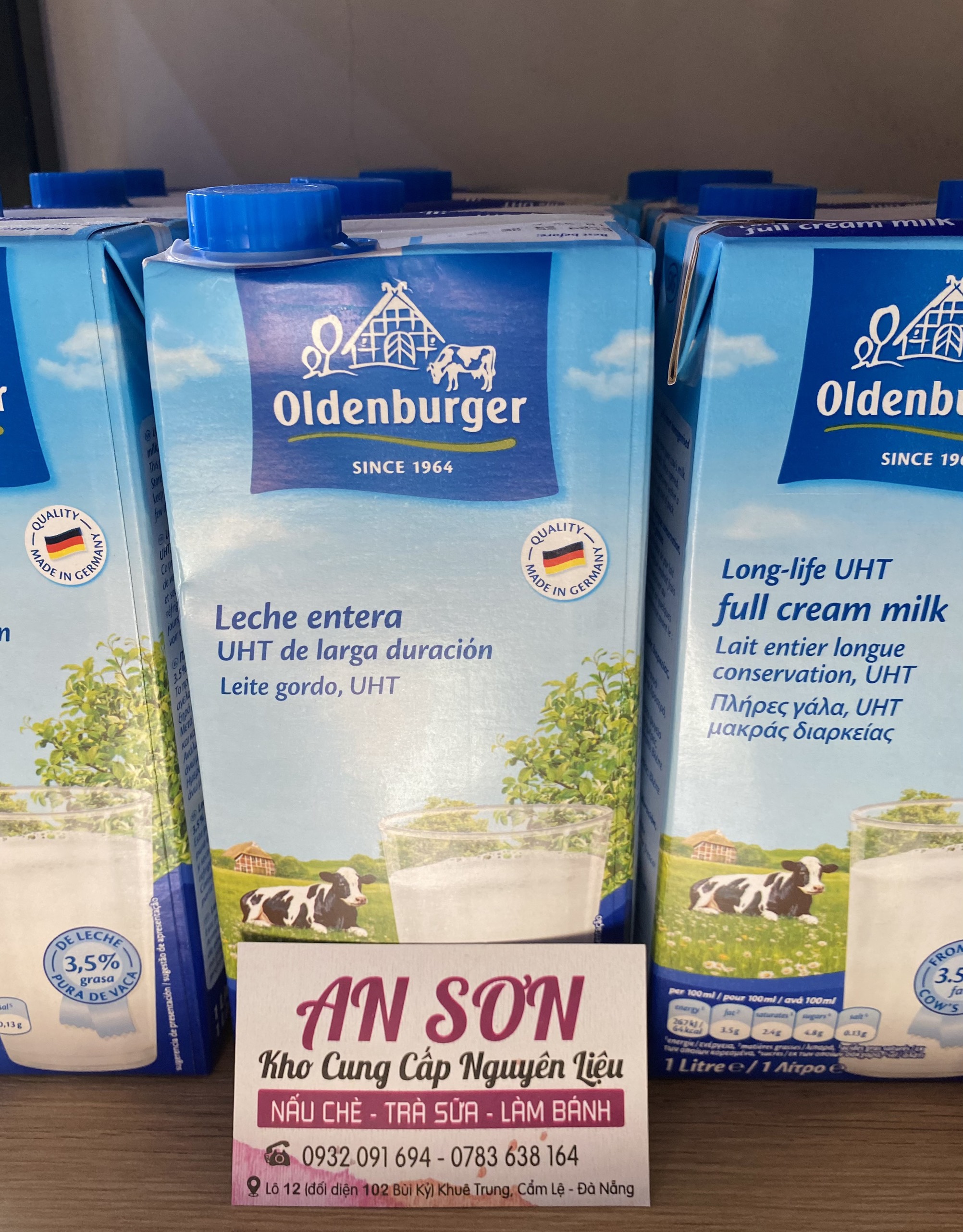 Sữa tươi nguyên kem 3,5% Oldenburger 1L