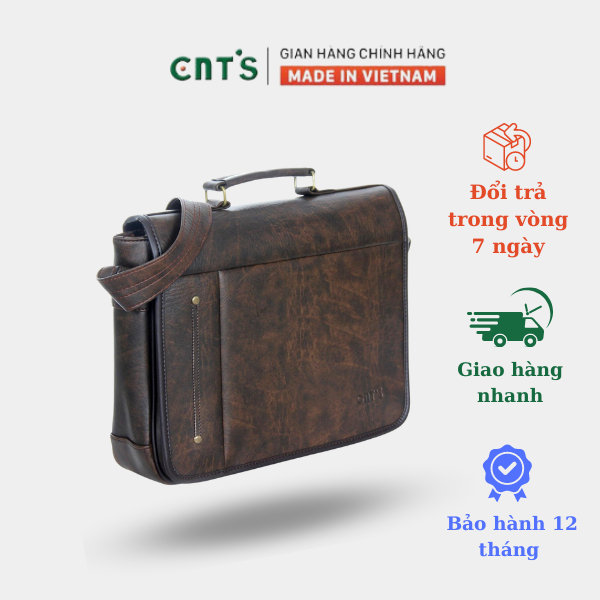 Cặp Xách Da Nam Thời Trang Cao Cấp CNT CA14