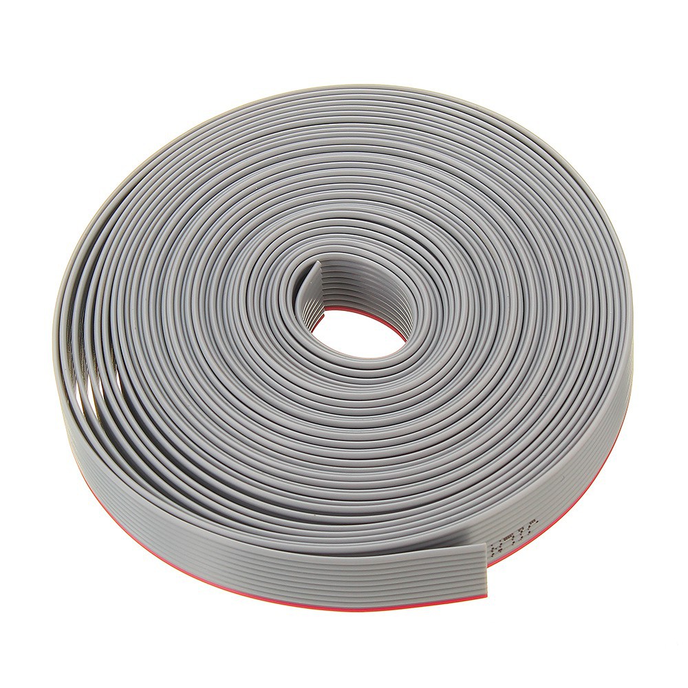 Cáp dẹt ide - dây bus ide 2.54mm - dây bẹ màu ghi - 26p - 34p