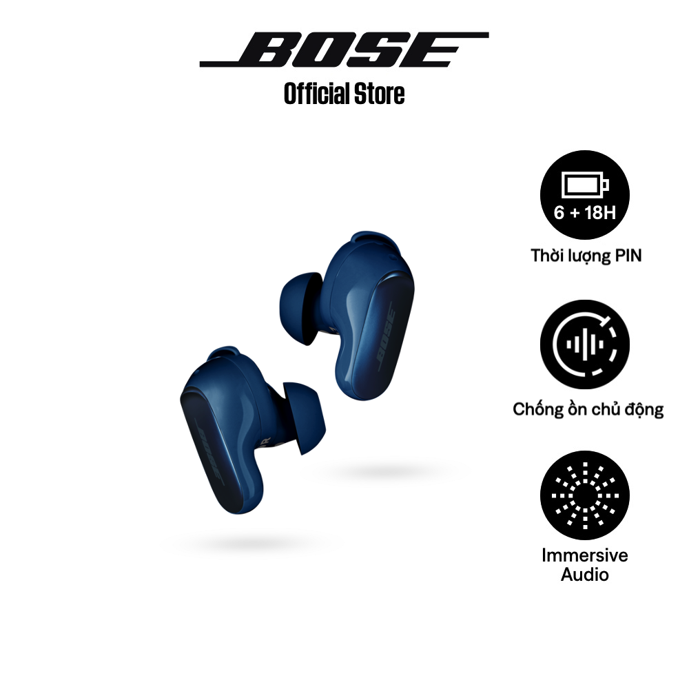 Tai nghe Bose QuietComfort Ultra Earbuds| Pin 24 giờ| Immersive Audio