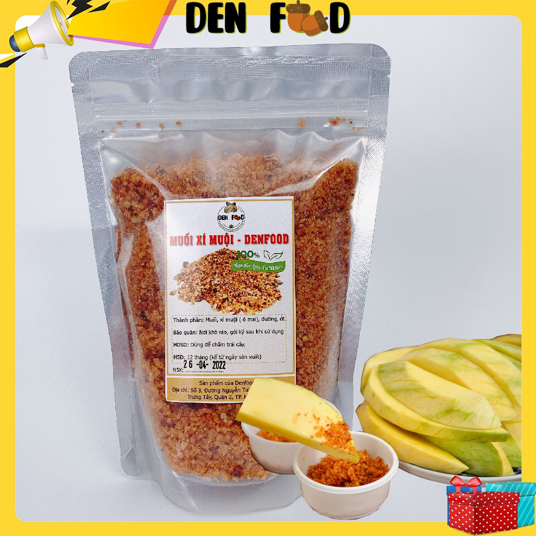 Muối xí muội ô mai đà lạt denfood - túi 500gr