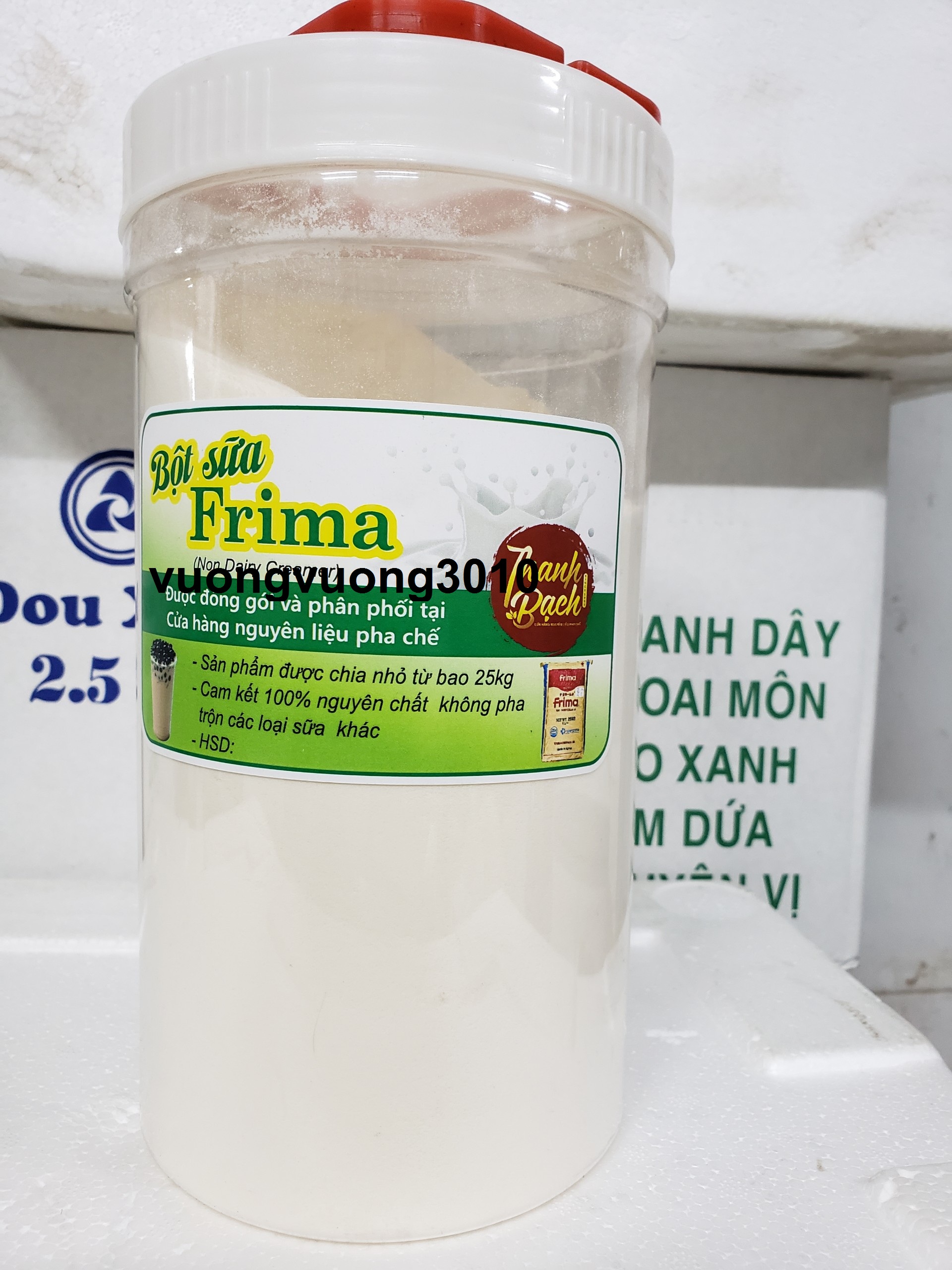 Bột sữa béo pha trà sữa frima hủ 1kg