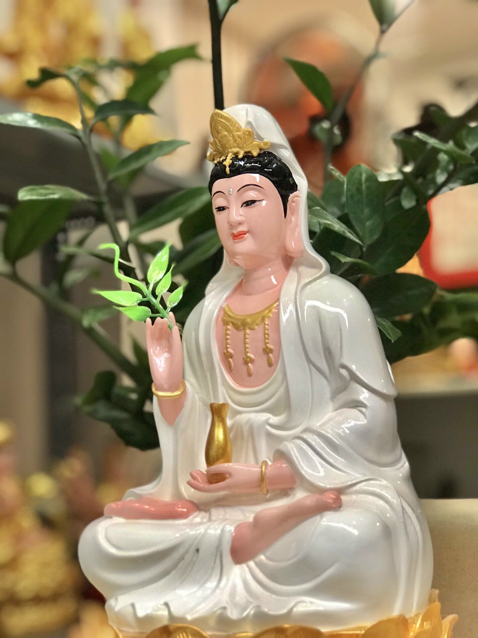 Tôn tượng quan âm bồ tát cao 30cm