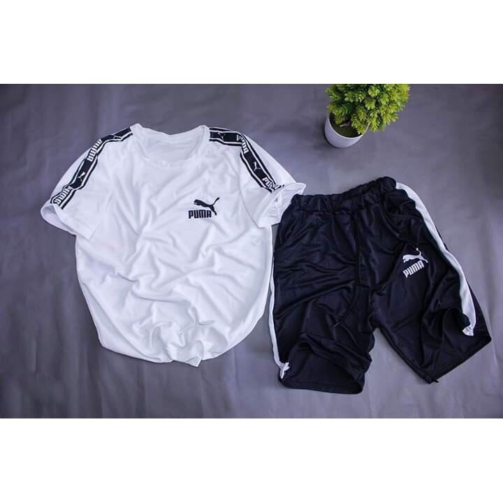 Bộ thể thao nam, chất thun cotton mè, thoáng mát, in hình chú báo siêu cá tính, sản phẩm của Fashion simple