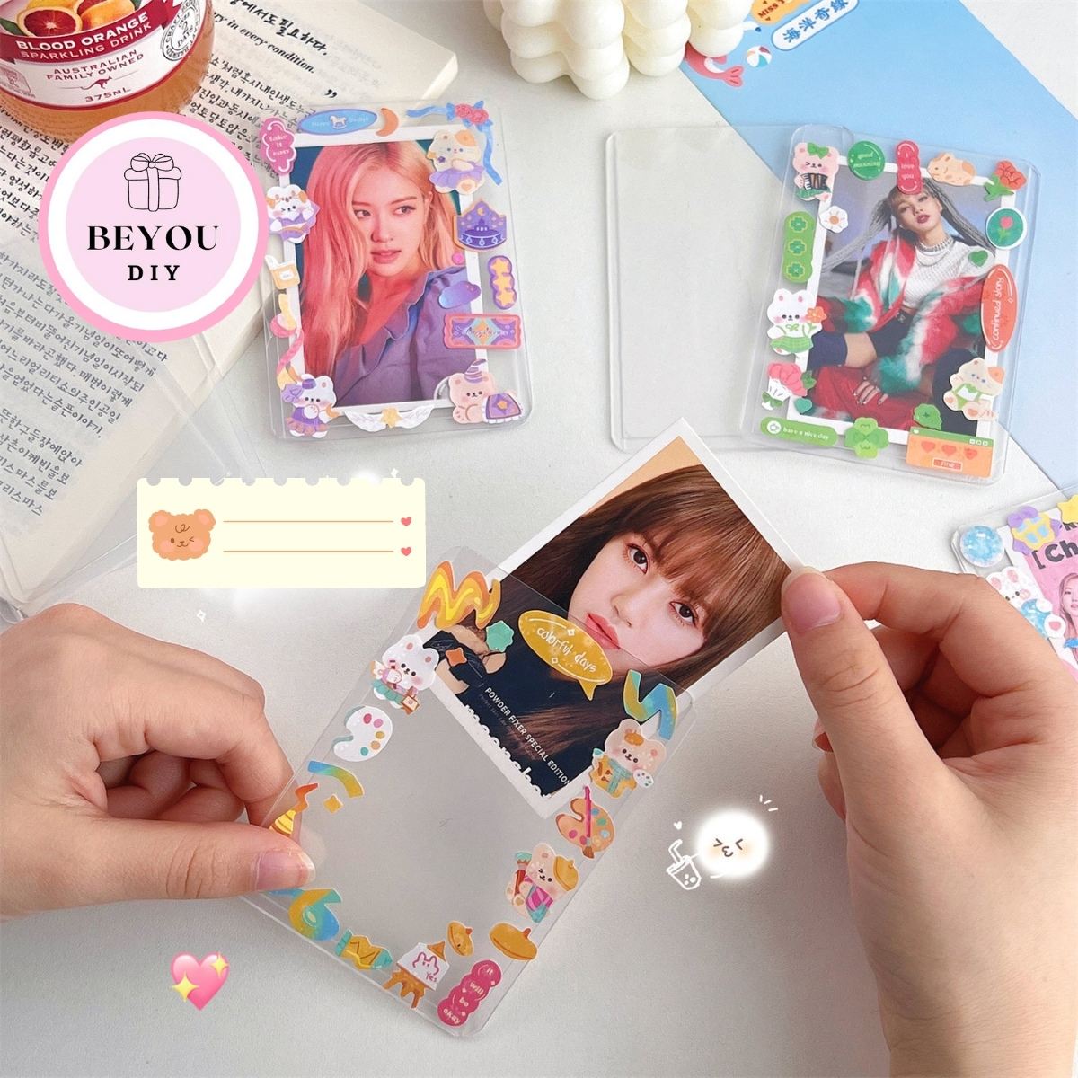 1 Cái, combo 5 Cái Toploader Bảo Vệ Card Ảnh Idol, Decor Anime, Kpop, Thẻ Bài Ma Sói - BEYOU