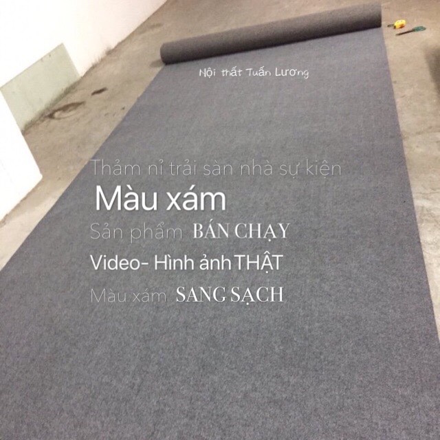 Thảm nỉ trải sàn 3mm