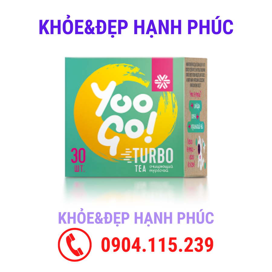 [ Mẫu mới ] Trà Yoo go Turbo Tea Body T Siberian Health -  30 túi/hộp