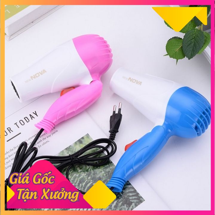 [HCM]Máy sấy tóc Nova 1290 mini gấp gọn 1000W có 2 chế độ thích hợp để mang đi du lịch máy sấy tóc mini công suất cực mạnh máy sấy tóc du lịch máy sấy tóc cao cấp máy sấy tóc mini du lịch
