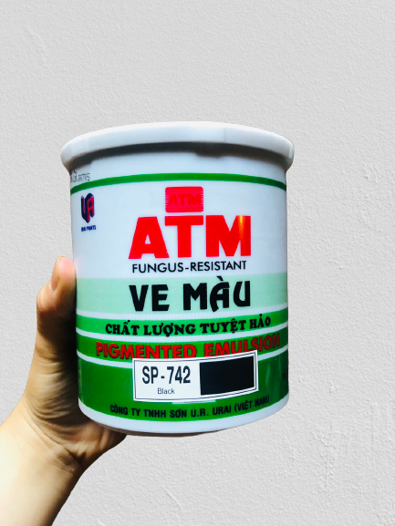 Ve đen ATM (1Lit) - sơn nhà và chậu cảnh