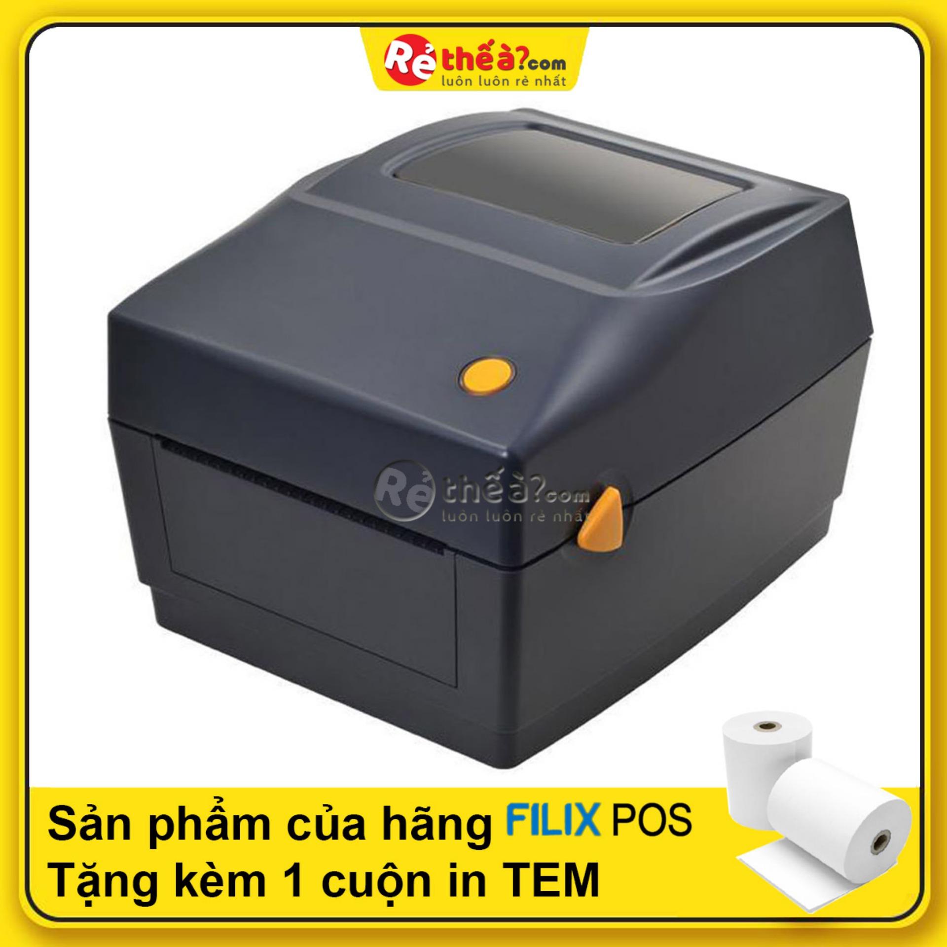 Máy in tem nhãn filixpos lpt 66389wi - in tem vận chuyển lazada - kết nối wifi