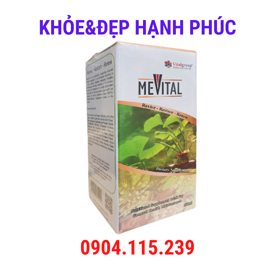 Mevital nước uống dinh dưỡng Vitalgroup – 500 ml/hộp