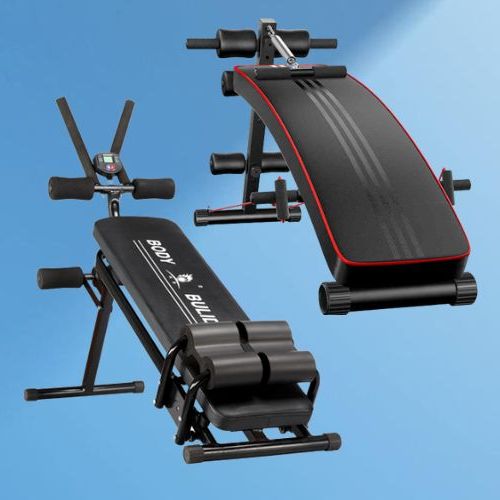 Ghế tập bụng, máy tập cơ bụng đa năng tại nhà giúp tạo cơ giảm mỡ hiệu quả - Ghế tập bụng mẫu mới thanh trượt bụng kết hợp nhiều bài tập gym tập tạ