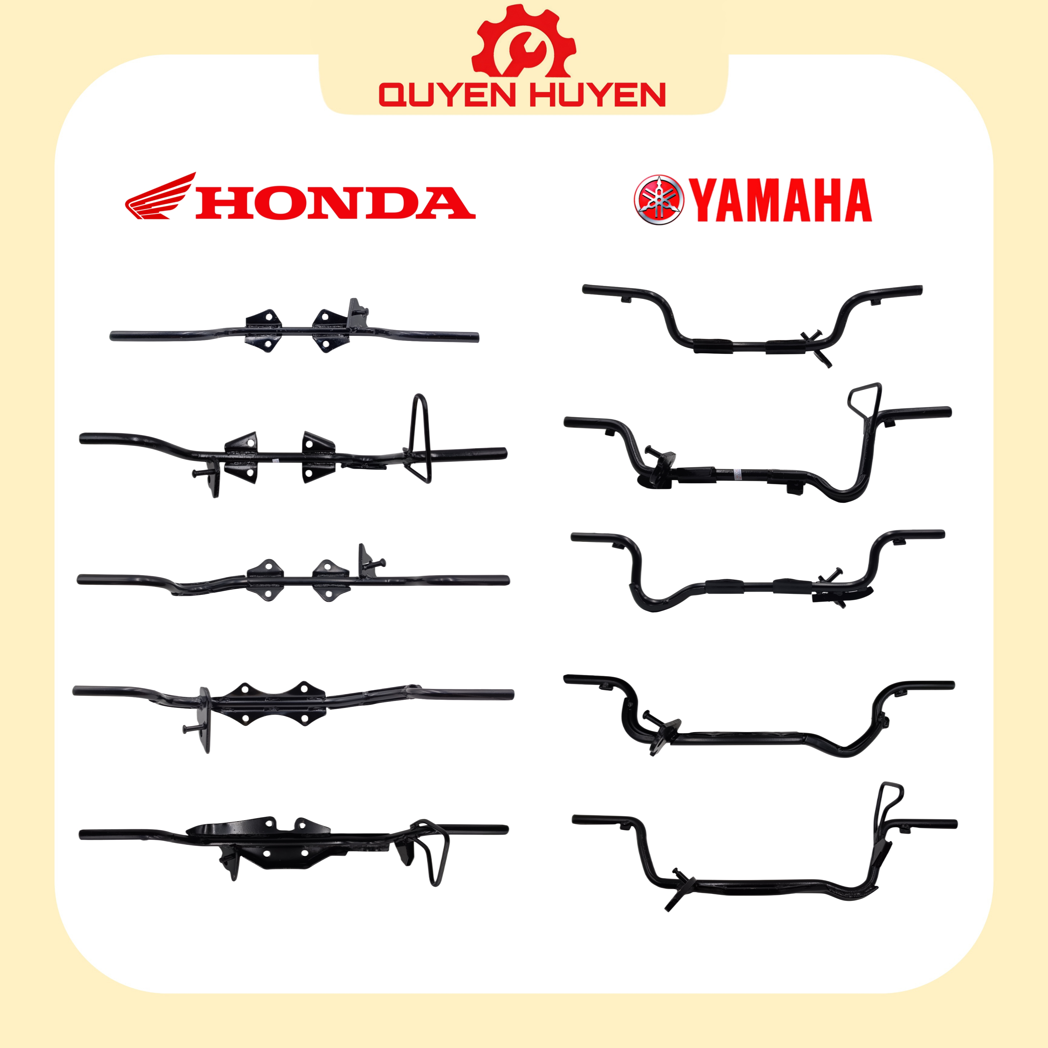 Giàn để chân trước xe máy - dàn chân honda, yamaha - gác chân trước dream, wave alpha, cub, dd, rsx, rs, s110, jupiter, sirius...
