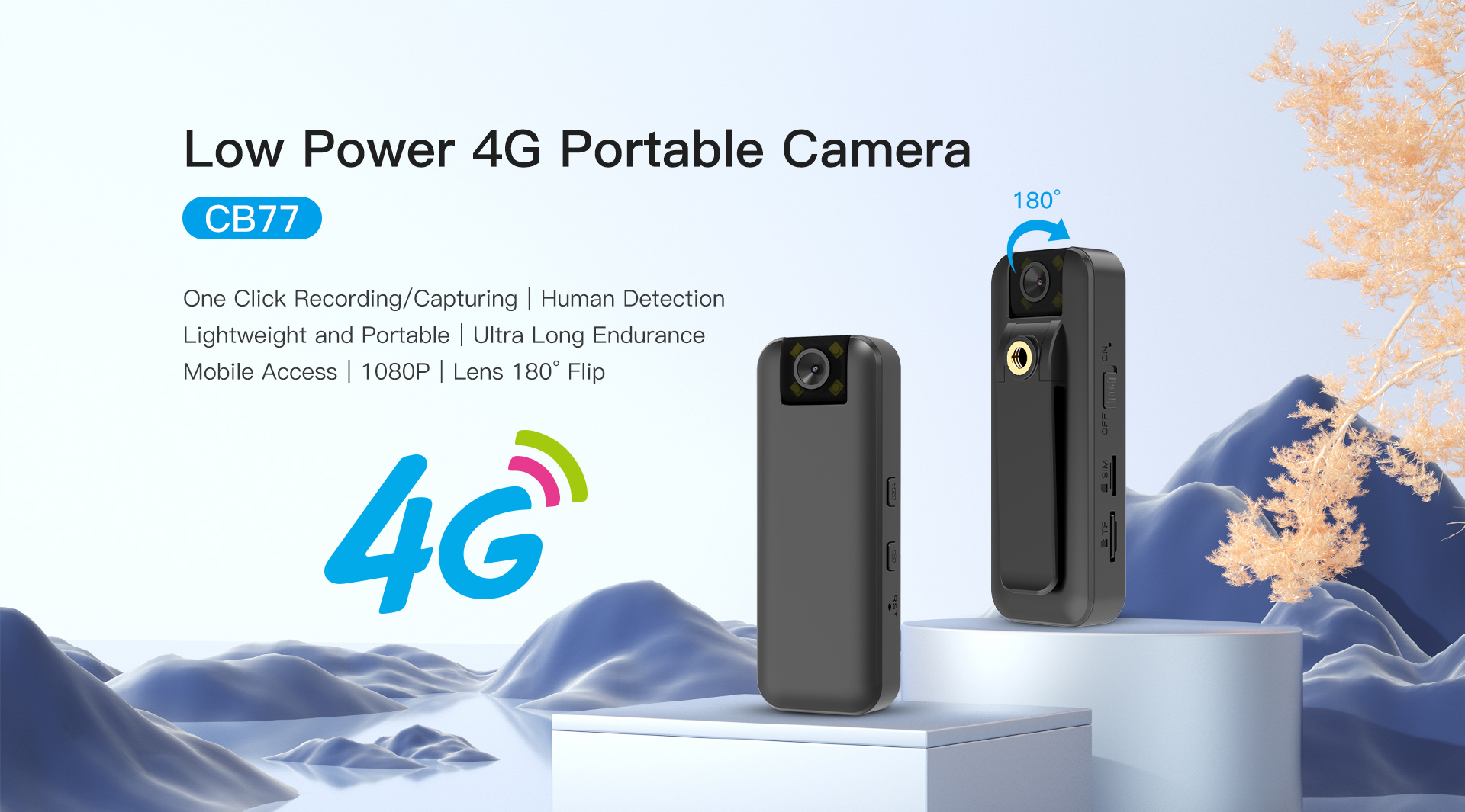 Camera MiNI Sim 4G Quay Phim 4k Full HD Kết Nối Điện Thoại Xem Từ Xa Camera Hành Trình Kẹp Áo Mini Chống Rung Quang Học Máy Quay Thể Thao Dã Ngoại Phượt Cắm Trại Leo Núi...Góc Quay Rộng 170 Chống Nước Chống Bụi