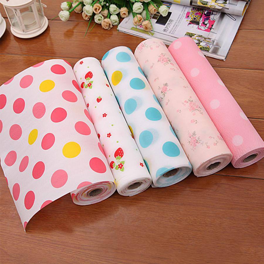 Giấy trải bàn ăn giấy lót tủ ngăn kéo 200 x 30 cm h199-k - egreen dùng 1 lần