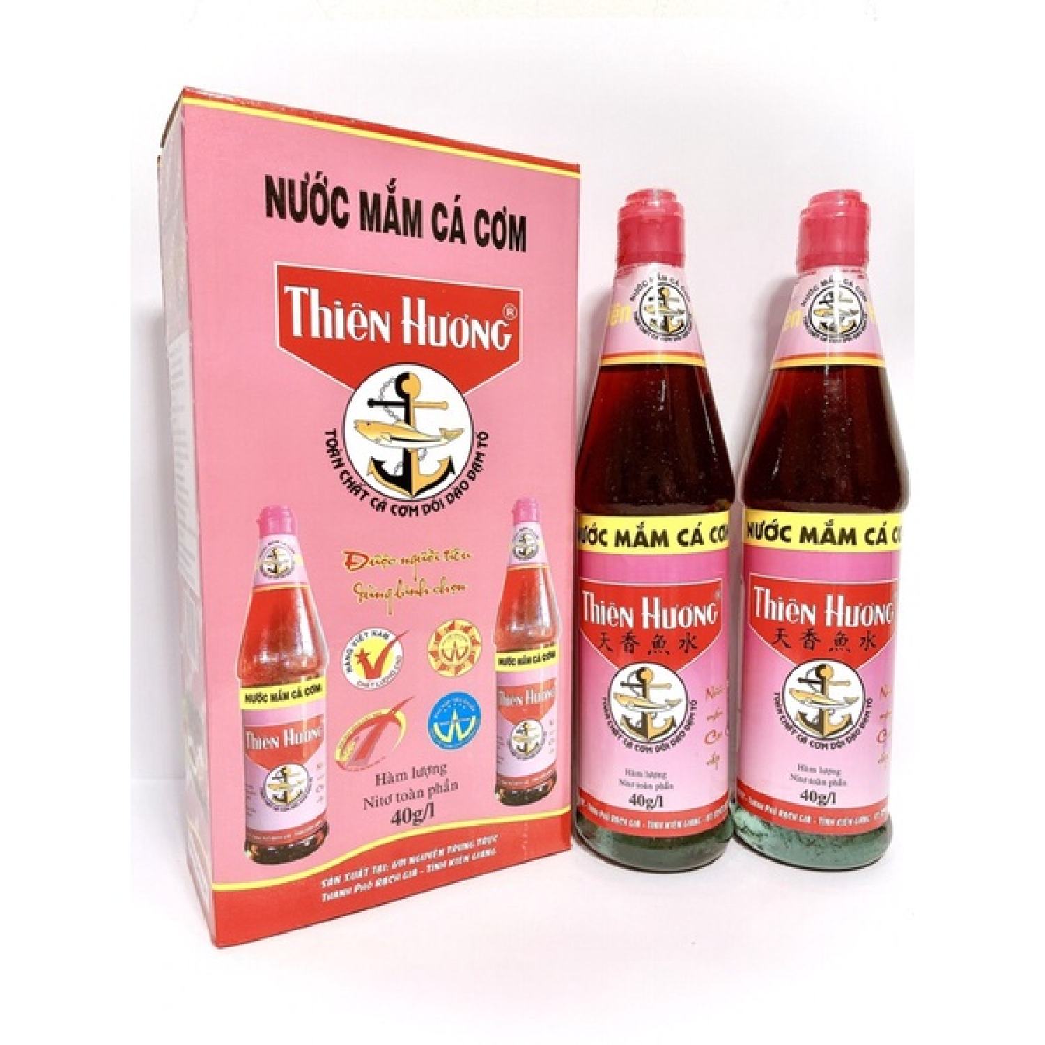 Nước Mắm Cá Cơm Thiên Hương chai sành