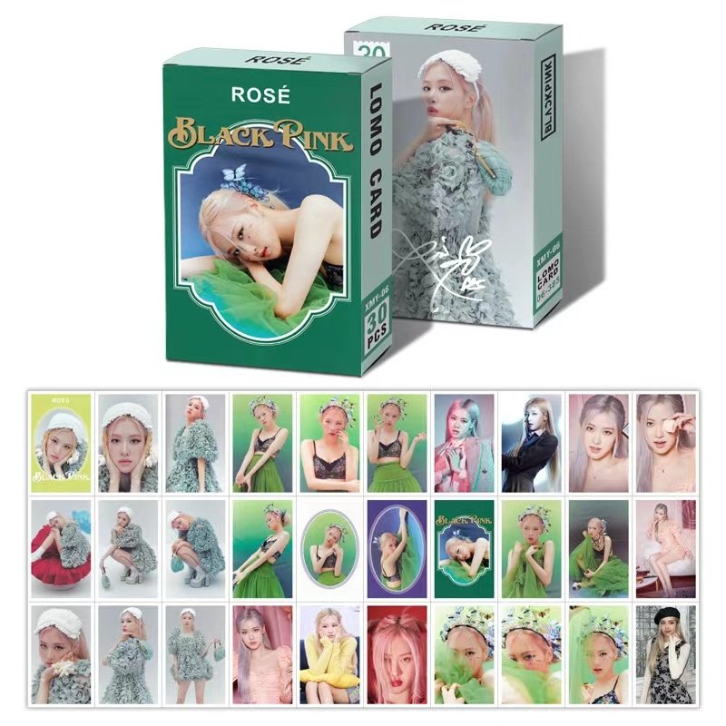Hộp 30 ảnh ROSE thành viên nhóm Blackpinh mẫu mới nhất 2022