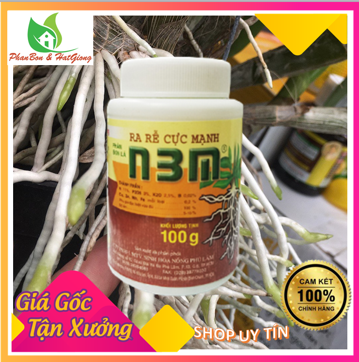 Phân Bón Lá Kích Rễ, Ra Rễ Cực Mạnh N3M 100G CHÍNH HÃNG - Shop Phân Bón, Hạt Giống Rau Củ Quả, Xơ Dừa, Mùn Dừa, Đất Sạch Trồng Rau, Hoa Hồng, Hoa Mai, Cây Cảnh Tp. Hồ Chí Minh