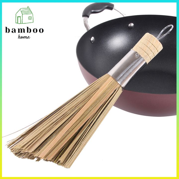 Chổi tre cọ rửa chảo sắt - Đồ dùng cho bếp - Bamboo Home