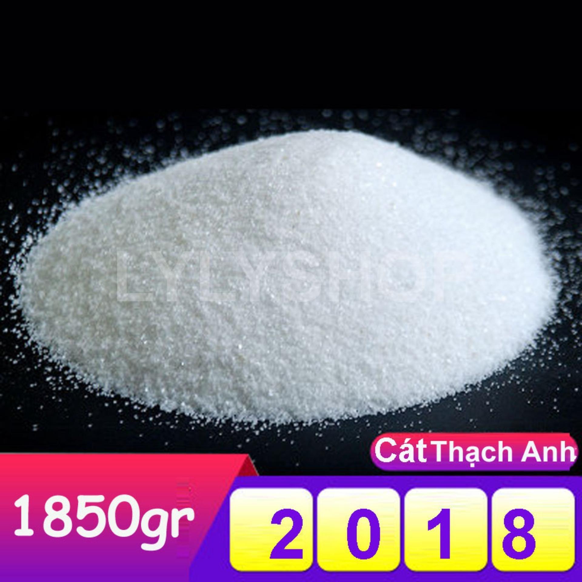 Cát thạch anh (1850Gr) Cát thạch anh lọc nước bể cá, nước sinh hoạt, trải nền, làm thác cát, trang trí bể cá, khử asen, tạp chất có trong nước ăn hàng ngày... Mua về dùng ngay - Phân phối UY TÍN bởi LYLYSHOP