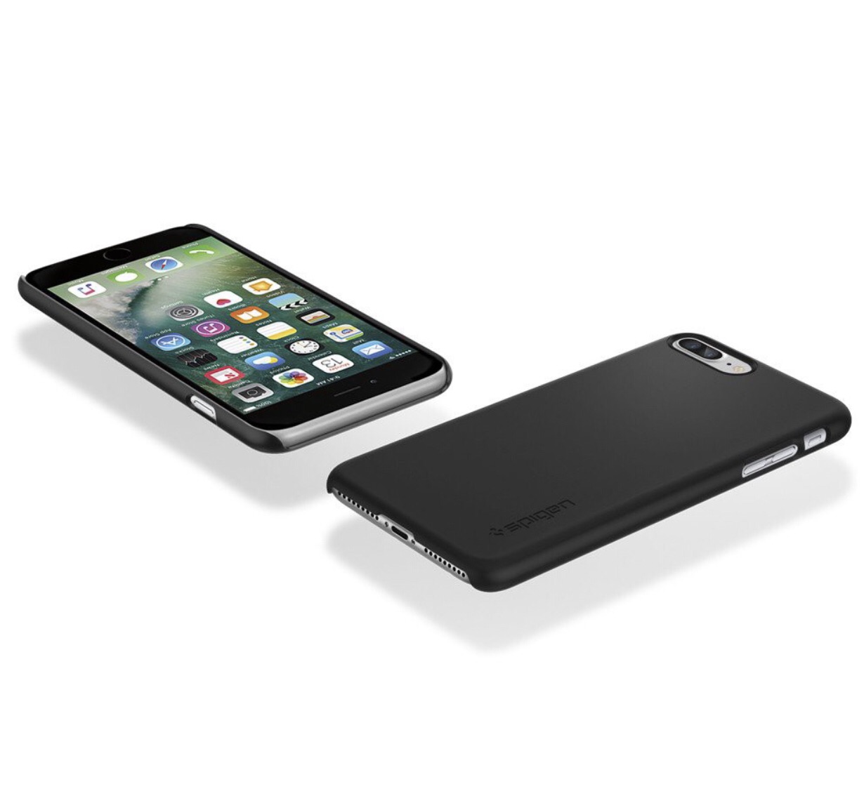 Ốp Lưng iPhone 7 Plus/8 Plus Spigen Thin Fit (Đen)