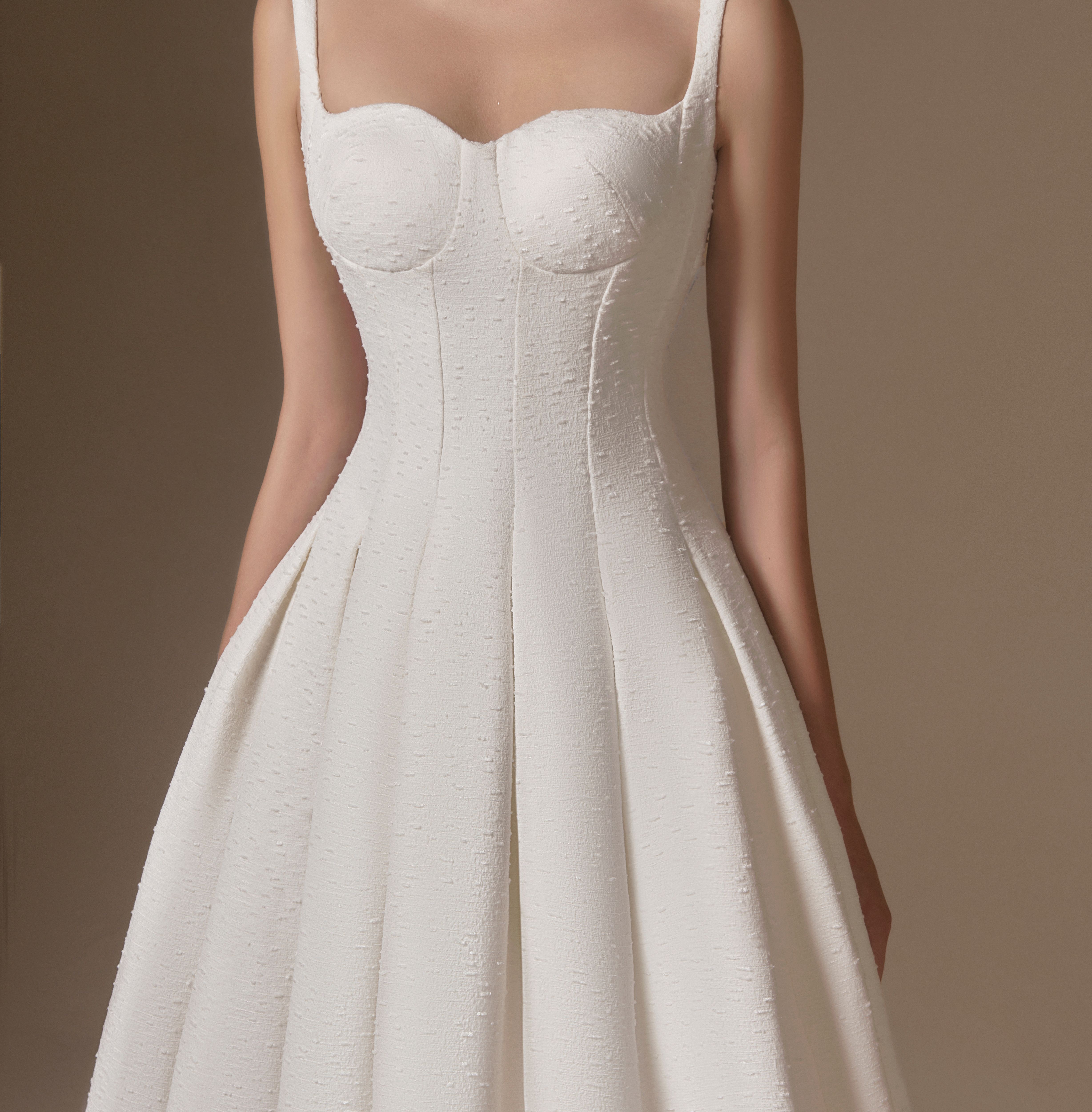 Váy Tiệc Hai Dây Tweed Beloved - Capella Corset Dress