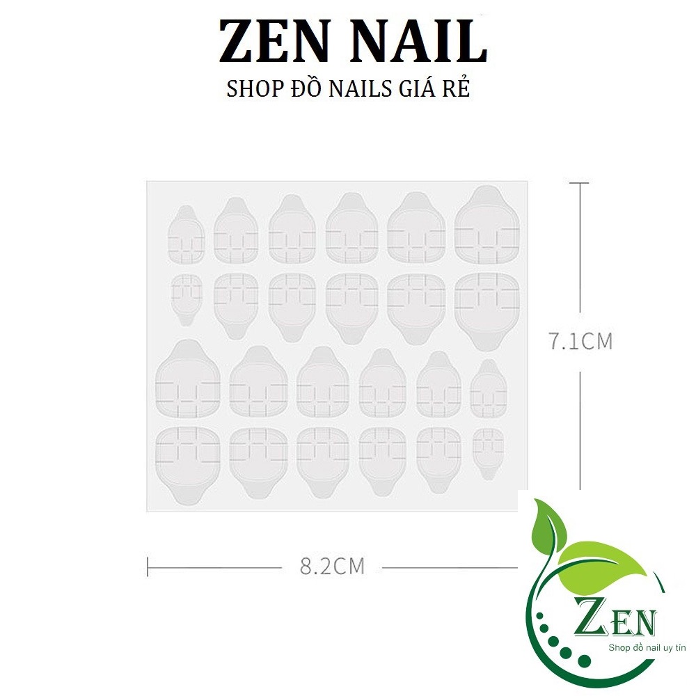 Miếng dán móng tay silicon , keo dán móng giả