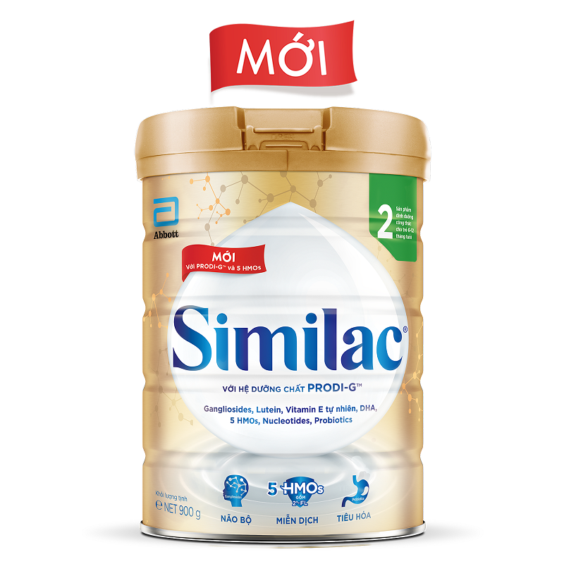 Sữa bột Similac 5G số 2 900g (6 - 12 tháng) Mới Yokids Plaza