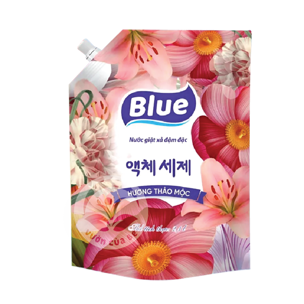 Nước Giặt Xả BLue 2000ml Công Nghệ (Hàn Quốc) 2 trong 1 [Đủ Màu]