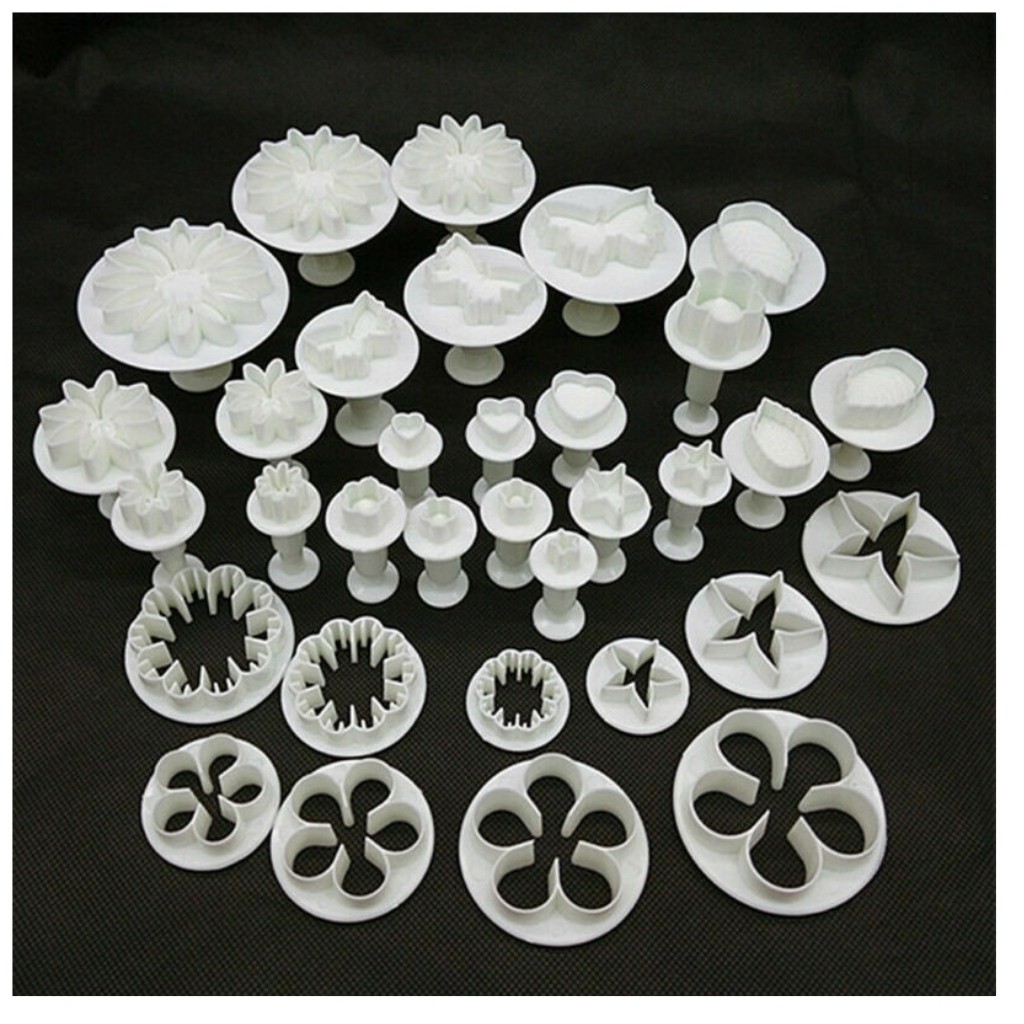 Bộ dụng cụ tạo hình fondant 33 chi tiết và 46 chi tiết