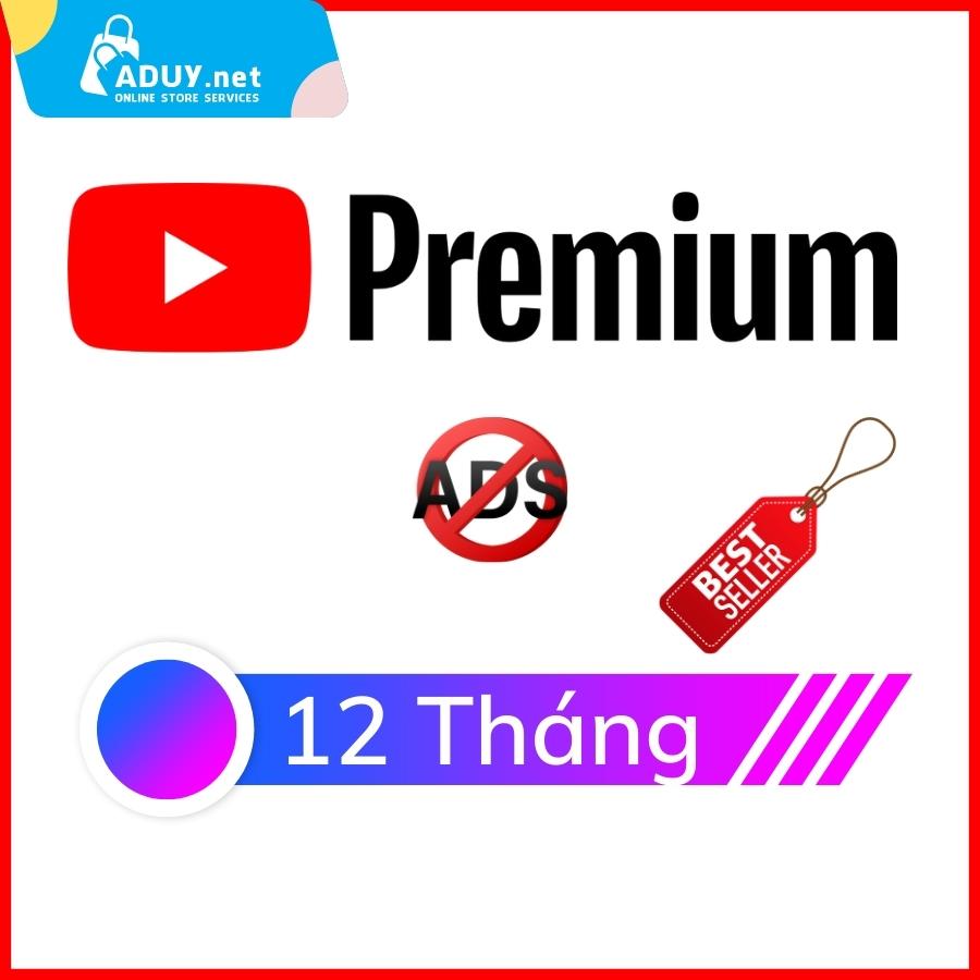 Tài khoản Youtube Premium - 12 THÁNG - Xem Youtube Không Quảng Cáo