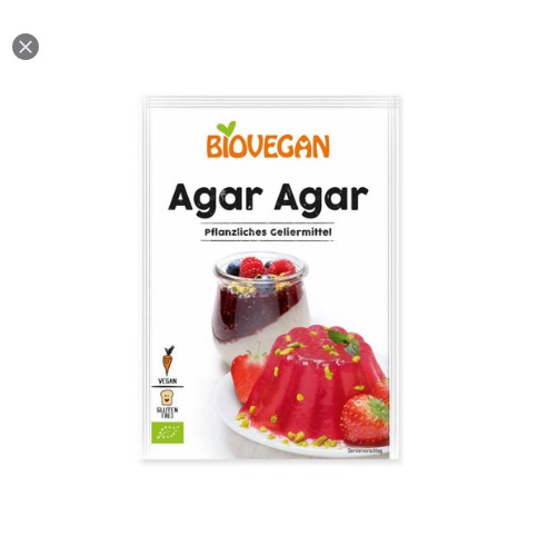 Bột rau câu hữu cơ Agar Agar Biovegan 30g