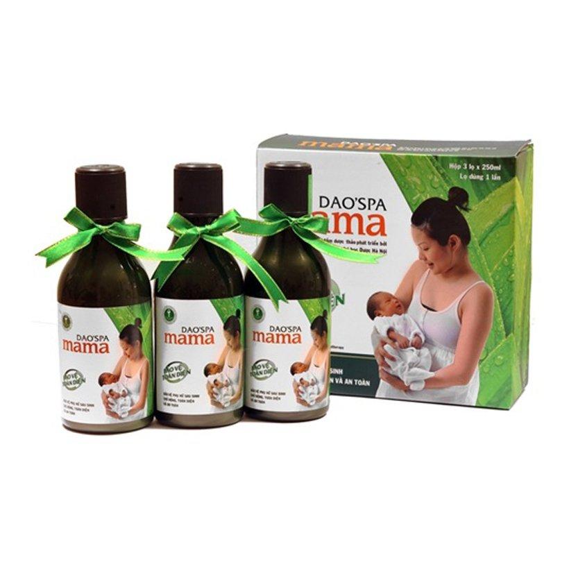 Hộp nước tắm dao'spa mama 3 lọ x 250ml
