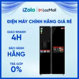Tủ lạnh Toshiba Inverter 568 lít Side By Side GR-RS755WIA-PGV(22)-XK - Luồng khí lạnh đa chiều Multi Air Flow - Lấy đá viên, đá bào bên ngoài