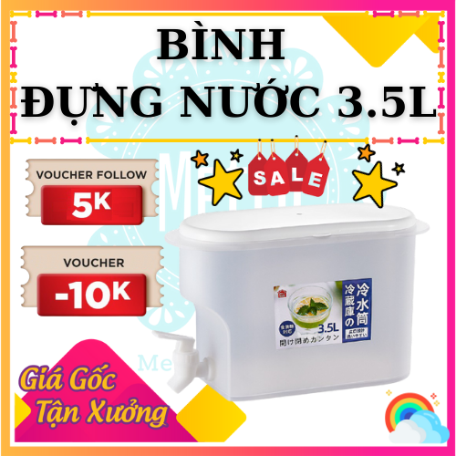 👉👉👉bình đựng nước 3.5 lít có vòi nước để tủ lạnh☘️dụng cụ nhà bếp☘️