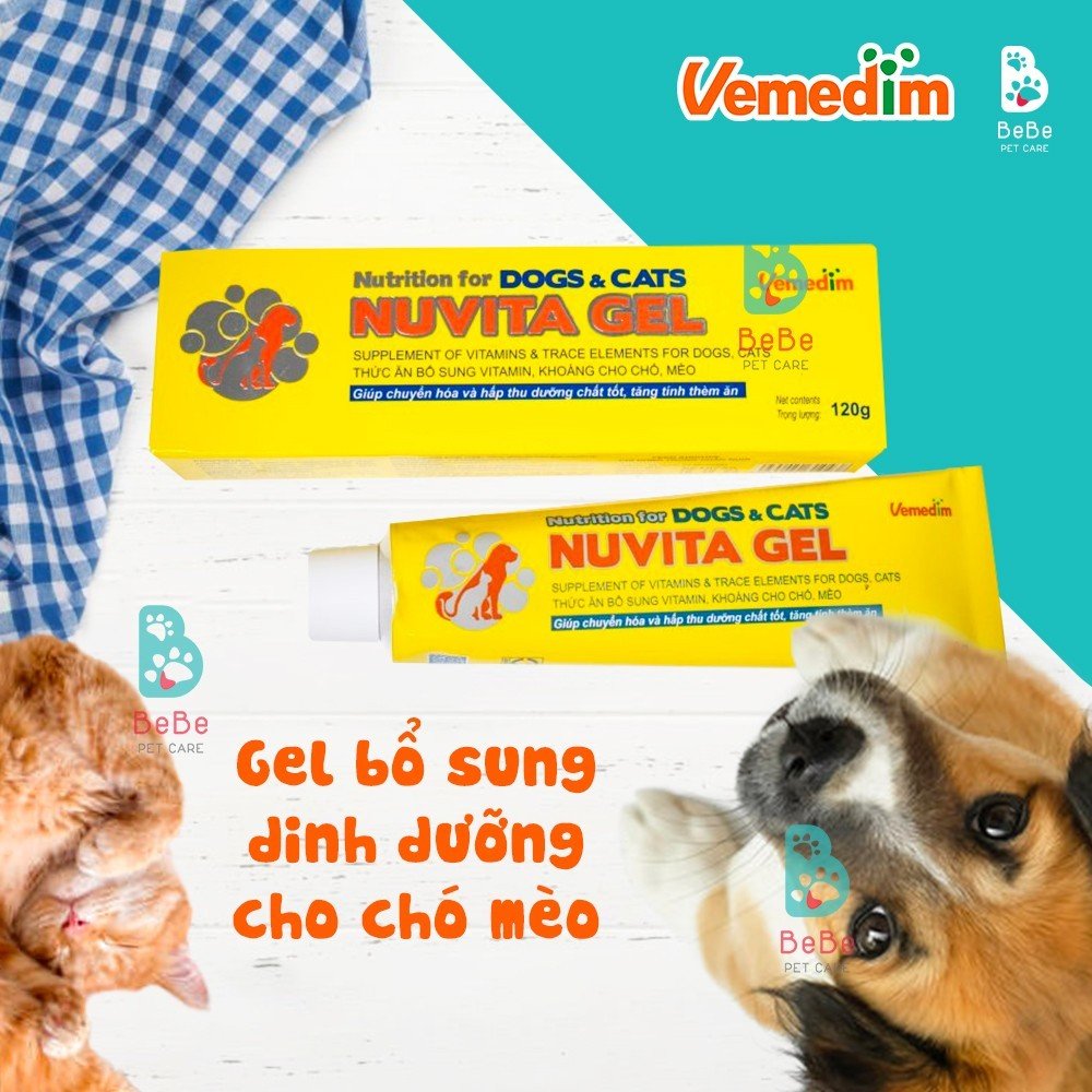 NUVITA GEL - Gel Dinh Dưỡng Dành Cho Thú Cưng Mọi Lứa Tuổi