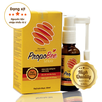 Propobee Xịt họng giảm ho , Viêm đau họng