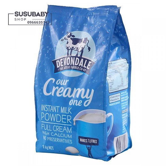 Sữa Bột Our Creamy one Devondale Túi 1Kg