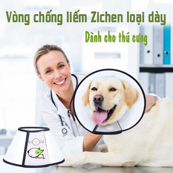 [HOÀN TIỀN 10%]Vòng chống liếm Zichen loại dày dành cho thú cưng - CutePets